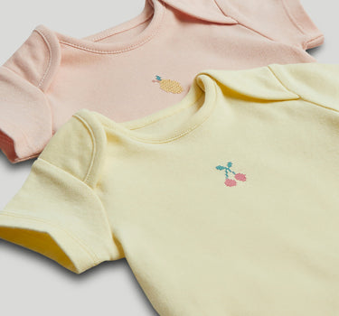 Mothercare Fruit Short-Sleeved Bodysuits - 5 Pack