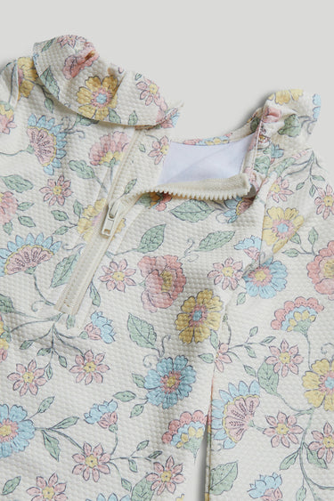 Mothercare Floral Sunsafe UPF50+ Swimsuit