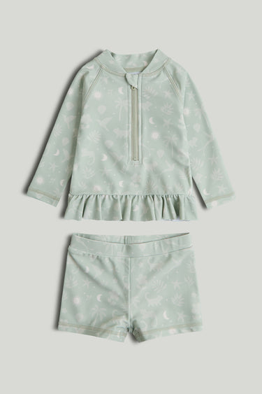 Mothercare Sunsafe UPF50+ Rash Vest and Shorts Set