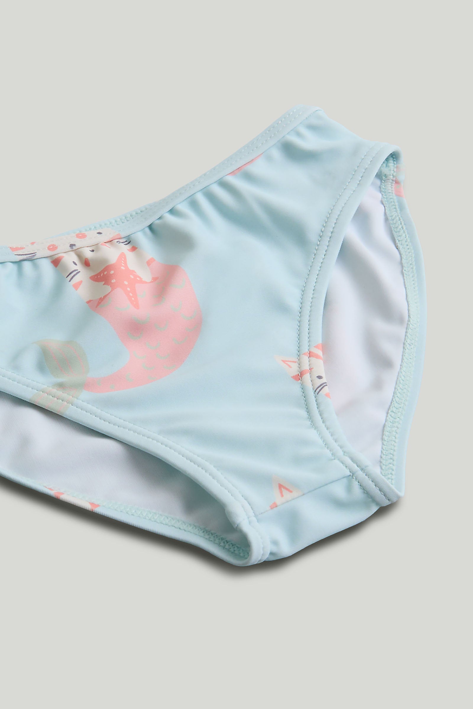 Mothercare Mermaid Sunsafe UPF50+ Rash Vest and Bikini Bottoms Set