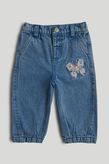 Mothercare Barrel-Leg Denim Jeans