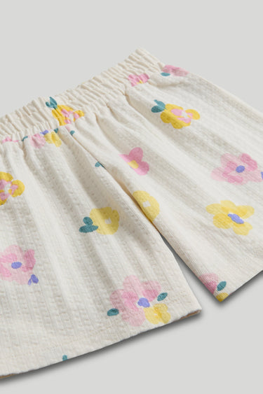 Mothercare Floral Top and Shorts Outfit