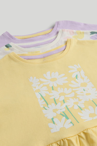 Mothercare 3 Pack Peplum T-Shirts
