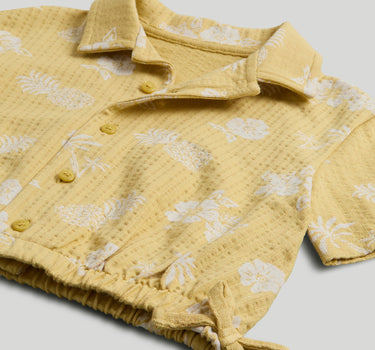 Mothercare Yellow Shirt and Shorts Outfit