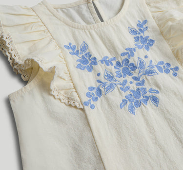 Mothercare Embroidered Blouse and Trousers Outfit