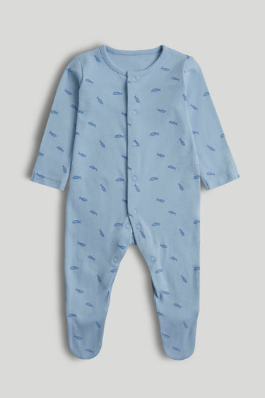 Mothercare Whale Sleepsuits - 3 Pack
