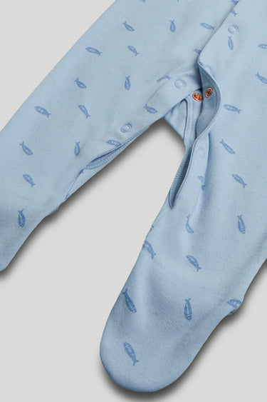 Mothercare Whale Sleepsuits - 3 Pack