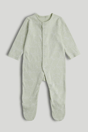 Mothercare 3 Pack Camel Sleepsuits
