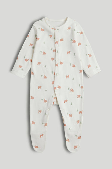 Mothercare 3 Pack Camel Sleepsuits
