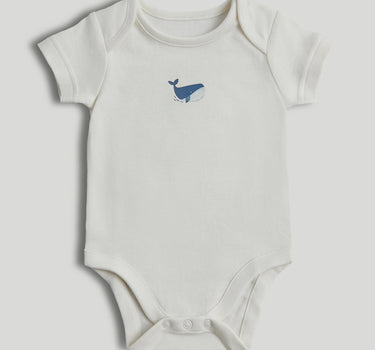 Mothercare Whales Short-Sleeved Bodysuits - 5 Pack