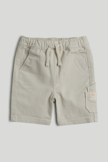 Mothercare Stone Cotton Shorts