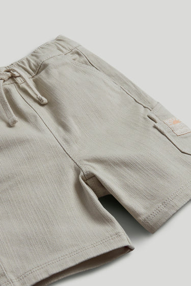 Mothercare Stone Cotton Shorts
