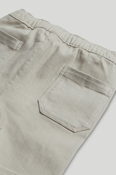 Mothercare Stone Cotton Shorts