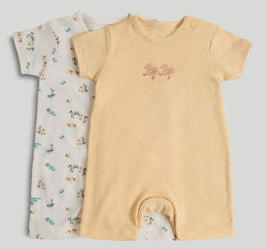 Mothercare Ducks Rompers - 2 Pack
