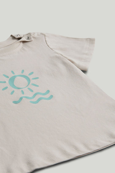 Mothercare Linen Blend Shirt, T-Shirt and Shorts Outfit