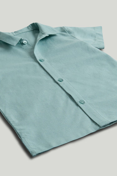 Mothercare Linen Blend Shirt, T-Shirt and Shorts Outfit