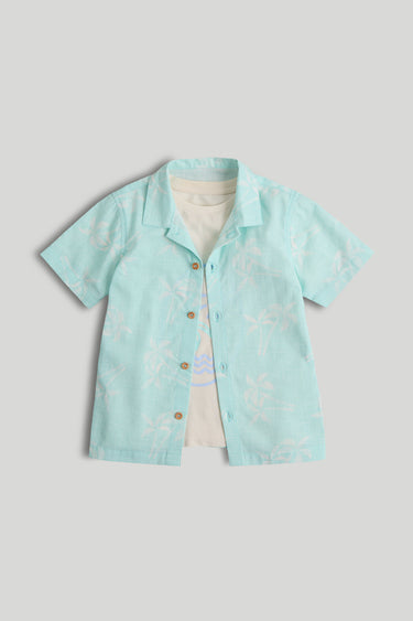 Mothercare Tropical Shirt and T-Shirt Set