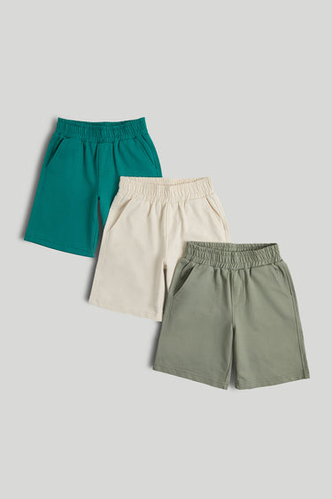 Mothercare Jersey Shorts - 3 Pack