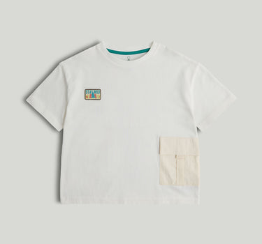 Mothercare White Pocket T-Shirt