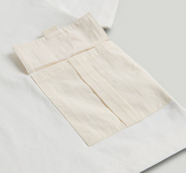 Mothercare White Pocket T-Shirt