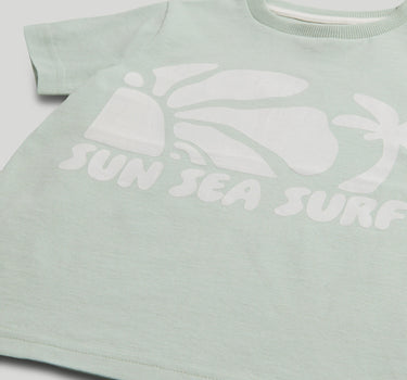 Mothercare Green T-Shirt and Shorts Outfit