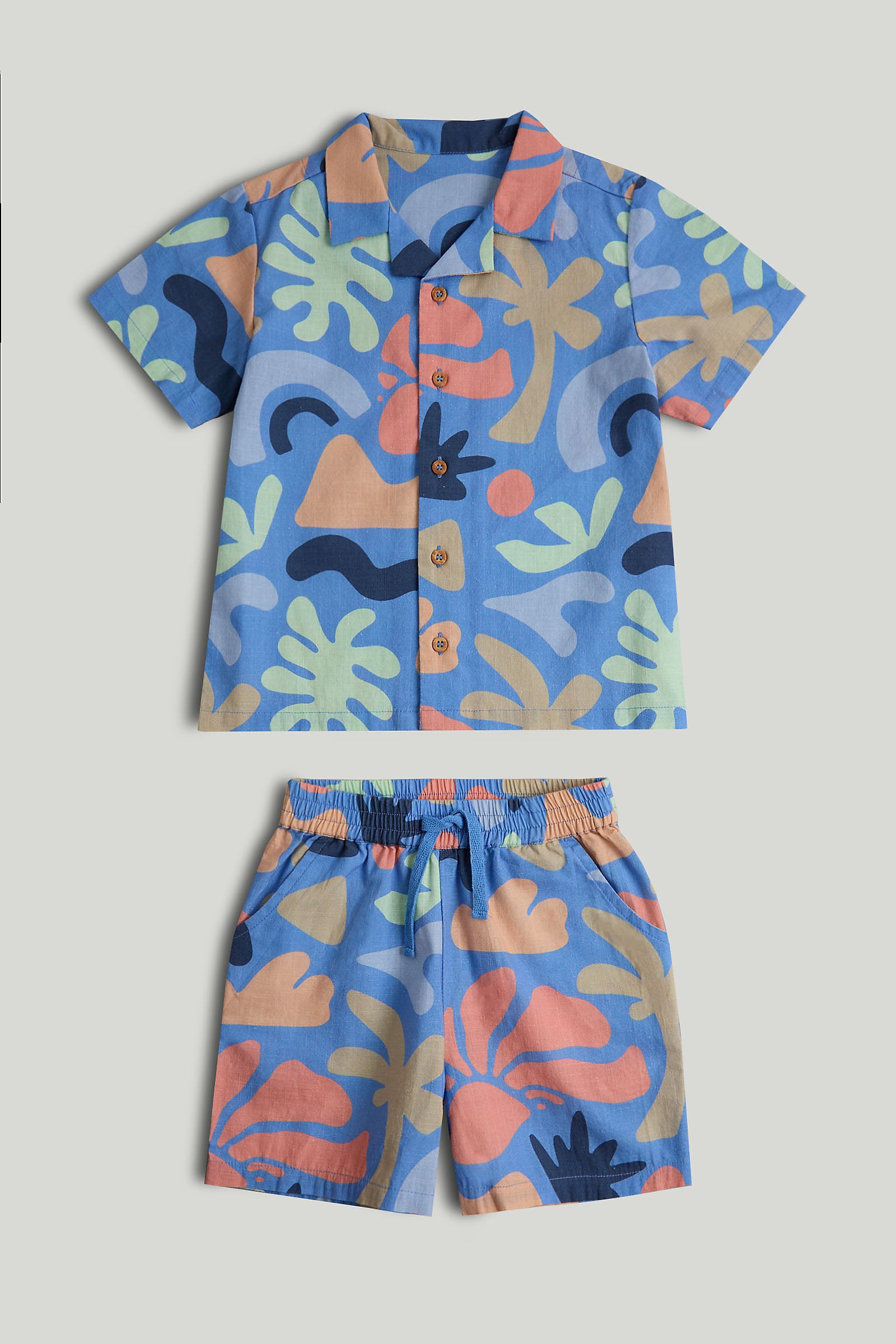 Mothercare Tropical Shirt and Shorts Outfit