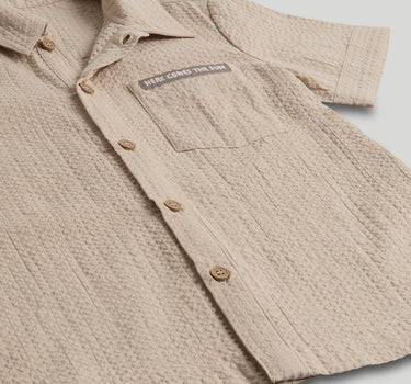 Mothercare Tan Textured Shirt