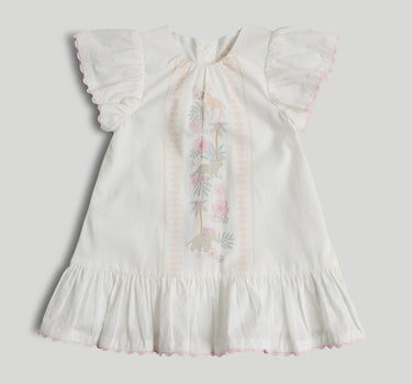 Mothercare White Cotton Dress