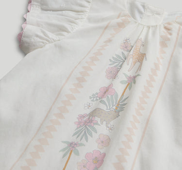 Mothercare White Cotton Dress