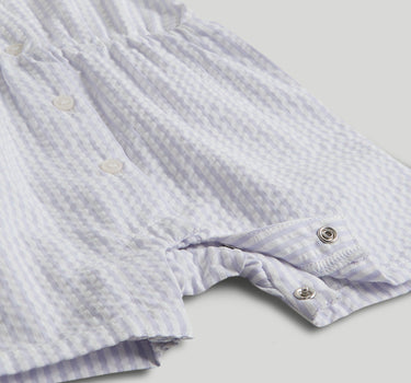 Mothercare Lilac Striped Playsuit and Headband Outfit