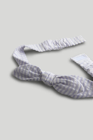 Mothercare Lilac Striped Playsuit and Headband Outfit
