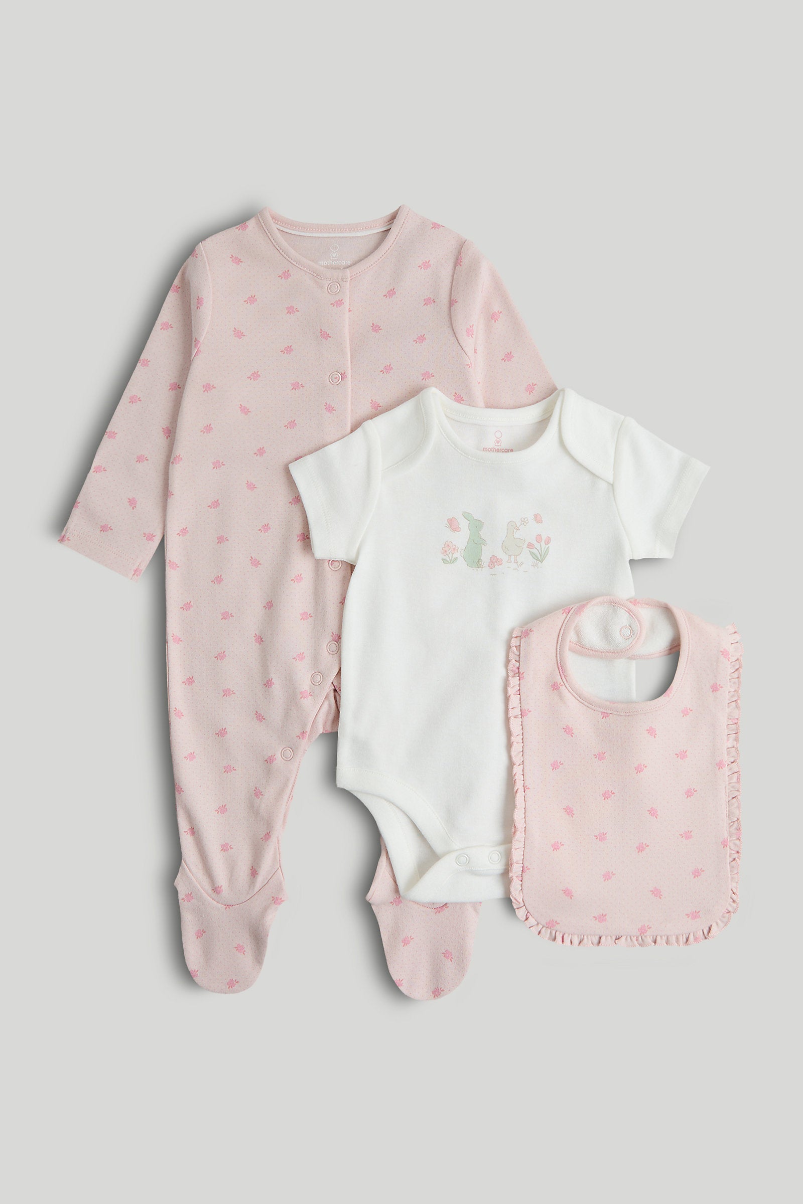 Mothercare My First Pink 3-Piece Outfit