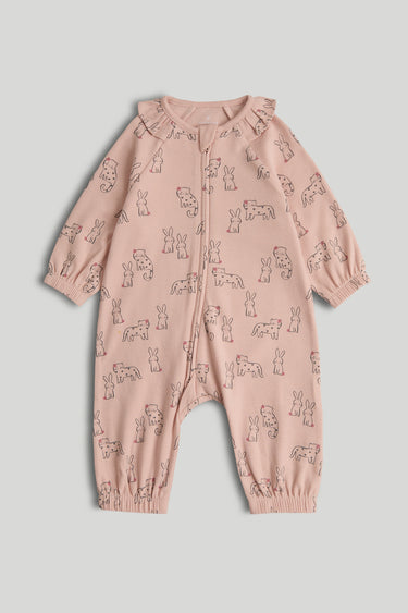 Mothercare My First Pink Zip-Up All-in-One