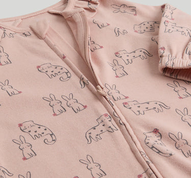 Mothercare My First Pink Zip-Up All-in-One