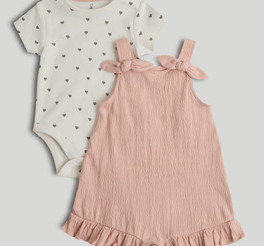 Mothercare My First Bibshorts and Bodysuit Outfit
