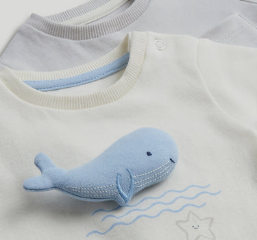 Mothercare 3 Pack Ocean Rompers