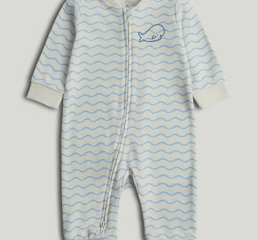 Mothercare My First Blue Zip-Up All-in-One