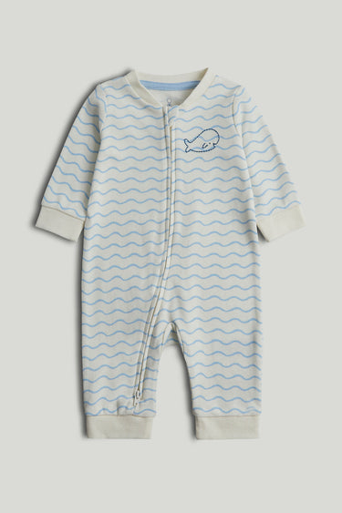 Mothercare My First Blue Zip-Up All-in-One