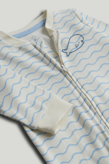 Mothercare My First Blue Zip-Up All-in-One