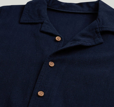 Mothercare Navy Linen Blend Shirt