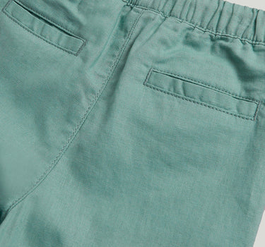 Mothercare Green Linen Blend Trousers
