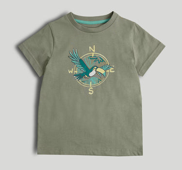 Mothercare Khaki Compass T-Shirt