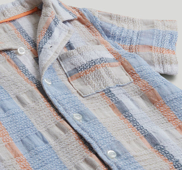 Mothercare Striped Textured Cotton Shirt