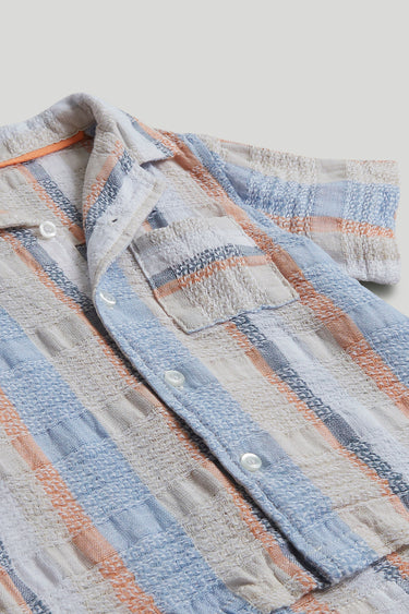 Mothercare Striped Textured Cotton Shirt