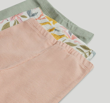 Mothercare Ribbed Flared Leggings - 3 Pack