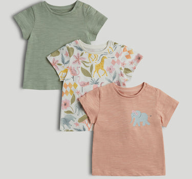 Mothercare Safari T-Shirts - 3 Pack