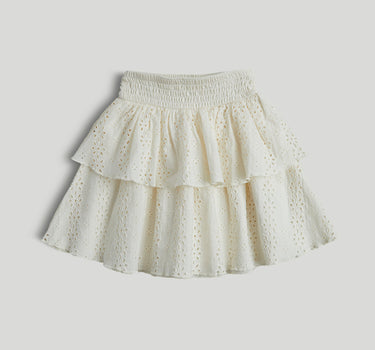 Mothercare Cream Broderie Ruffle Skirt
