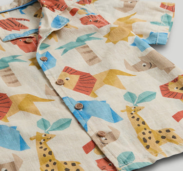 Mothercare Origami Safari Shirt and T-Shirt Set
