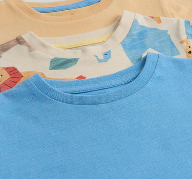 Mothercare 3 Pack Origami Animal T-Shirts