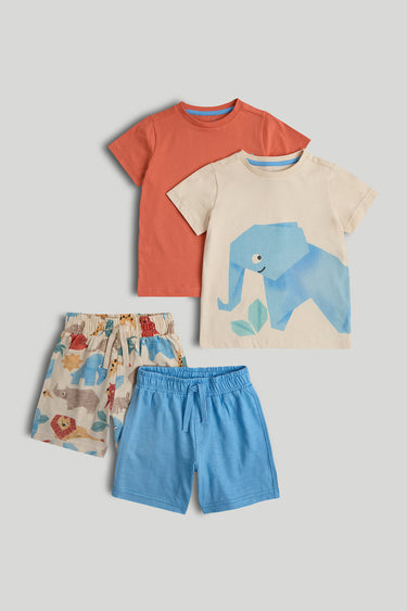 Mothercare T-shirt and Shorts Outfit - 2 Pack